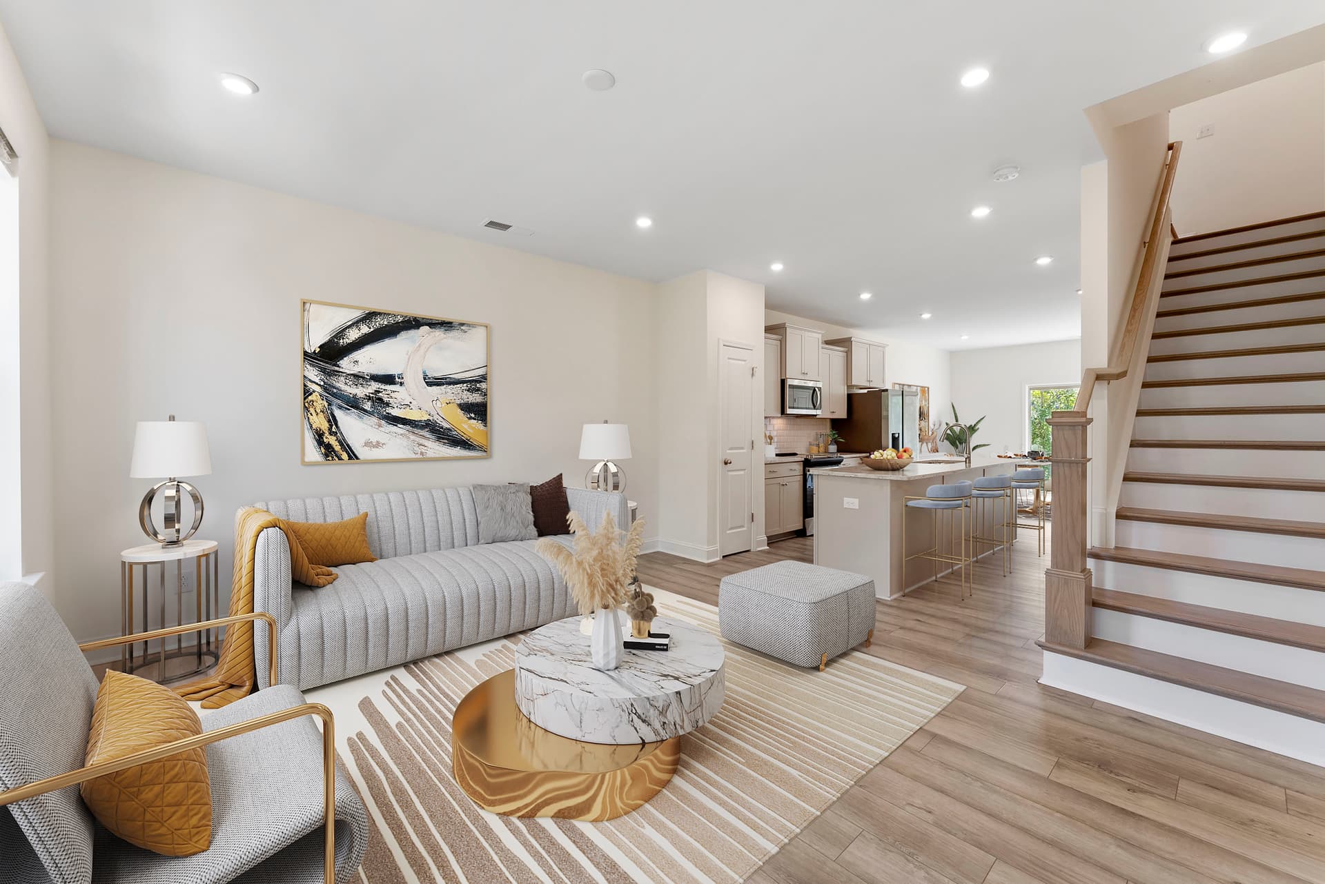 Living room real estate photography Charlotte NC